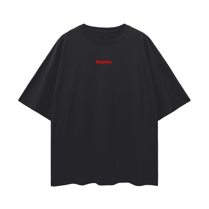 Oversize "Gorgeous." t-shirt