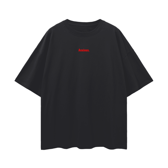 Oversize "Anxious." shirt