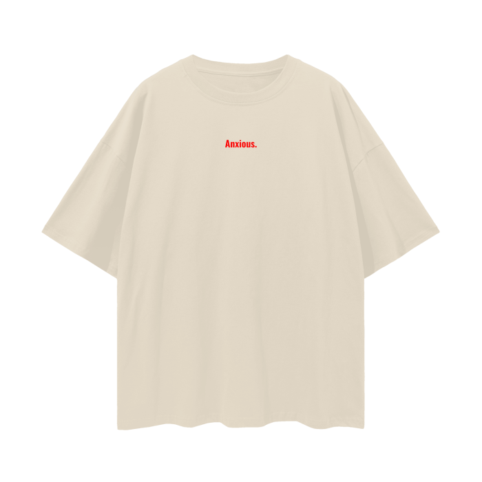 Oversize "Anxious." shirt