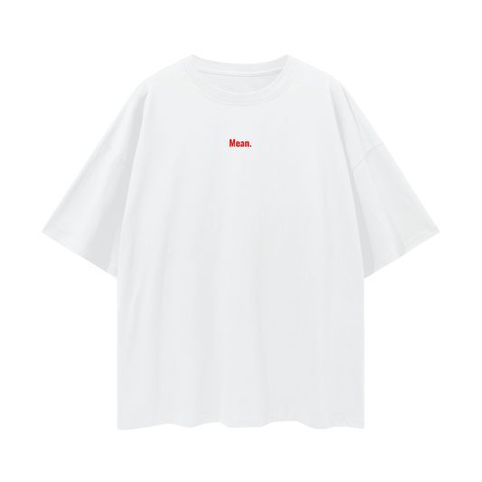 Oversize "Mean." t-shirt